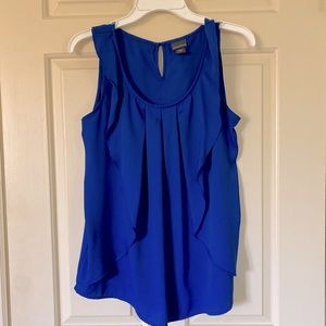 Covington Size S blue sleeveless blouse. Excellent condition!